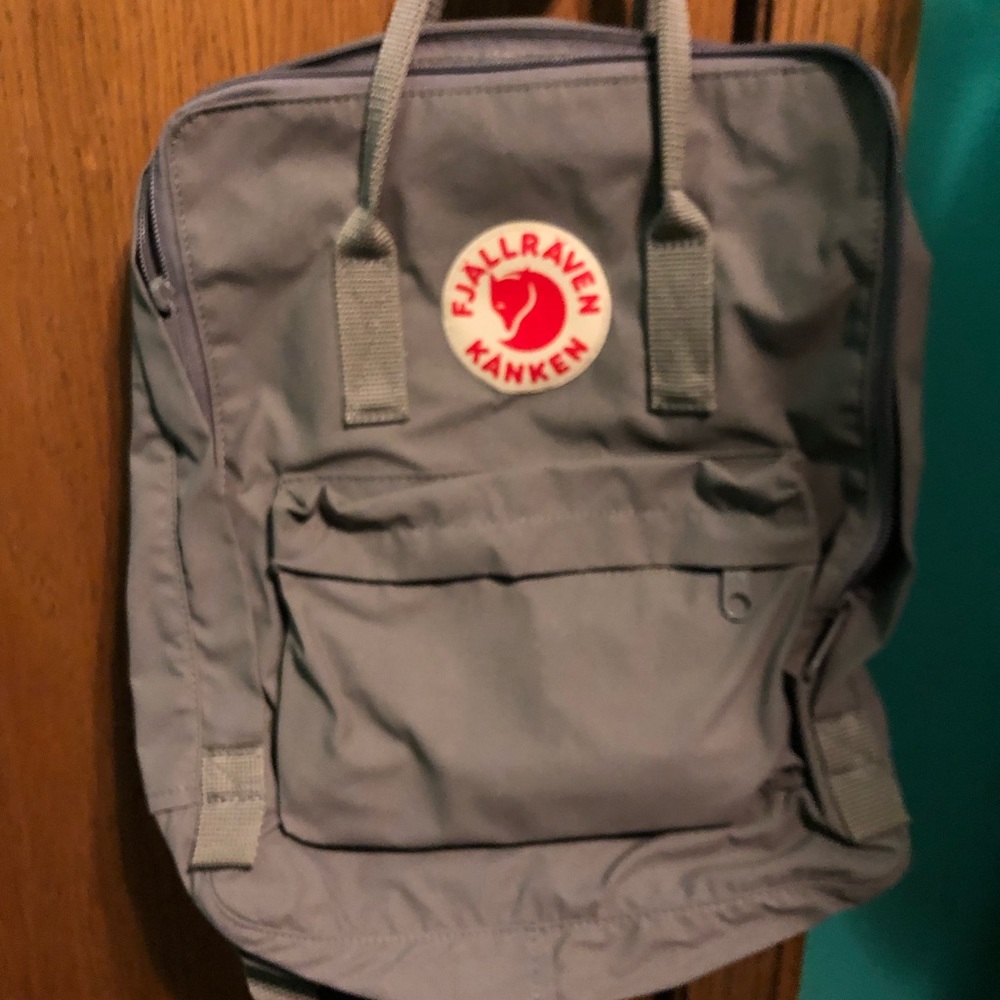 Fjallraven gray backpack